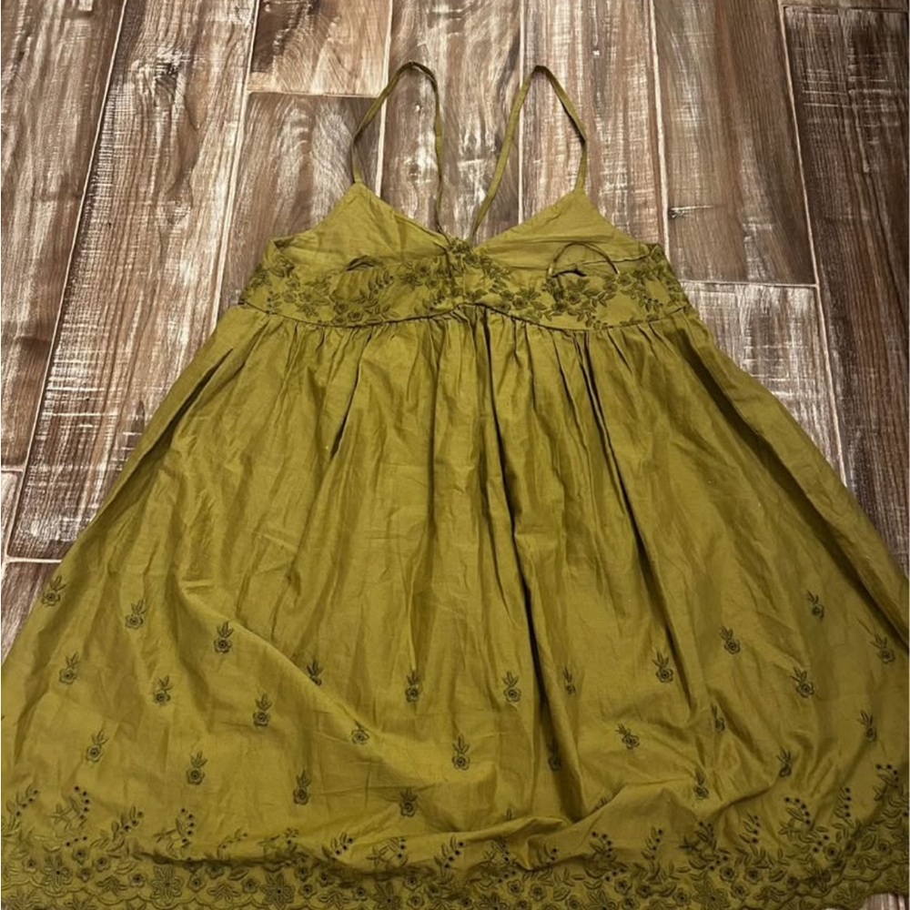 Zara Khaki Strappy Dress